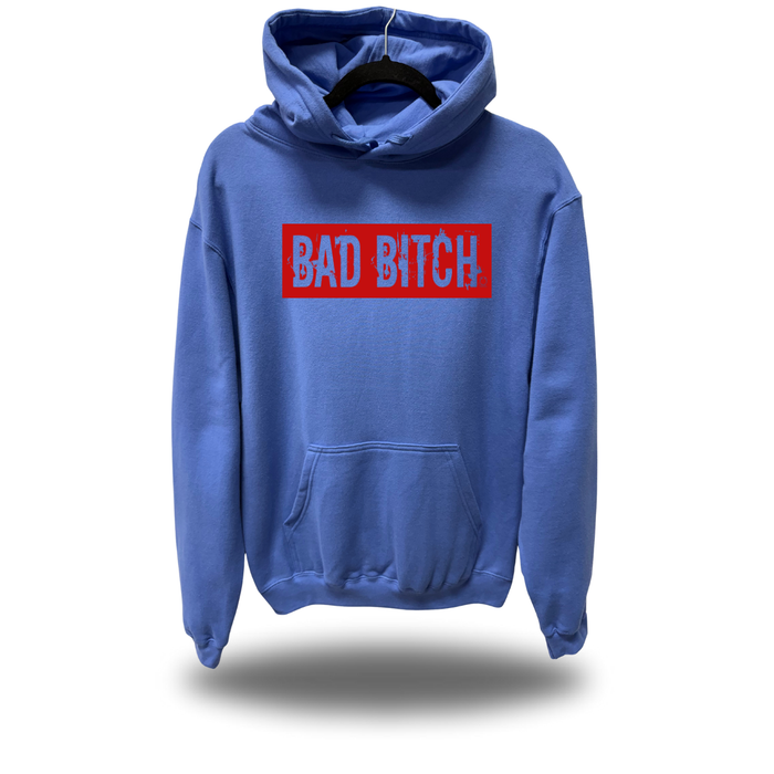 BAD BITCH ICE BLUE HOODIE