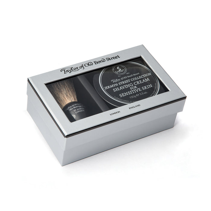 Black Pure Badger Brush & Jermyn Street Gift Box