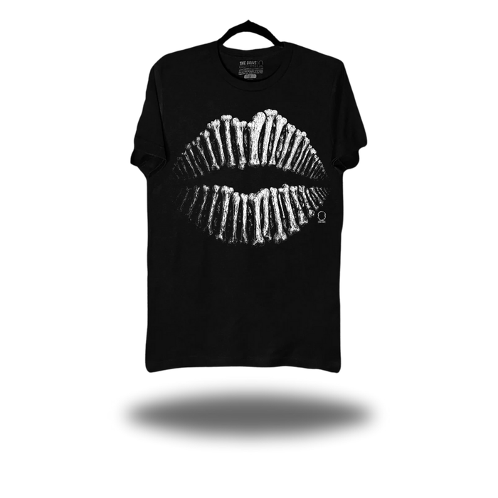 BONE LIPS BLACK CLASSIC TEE