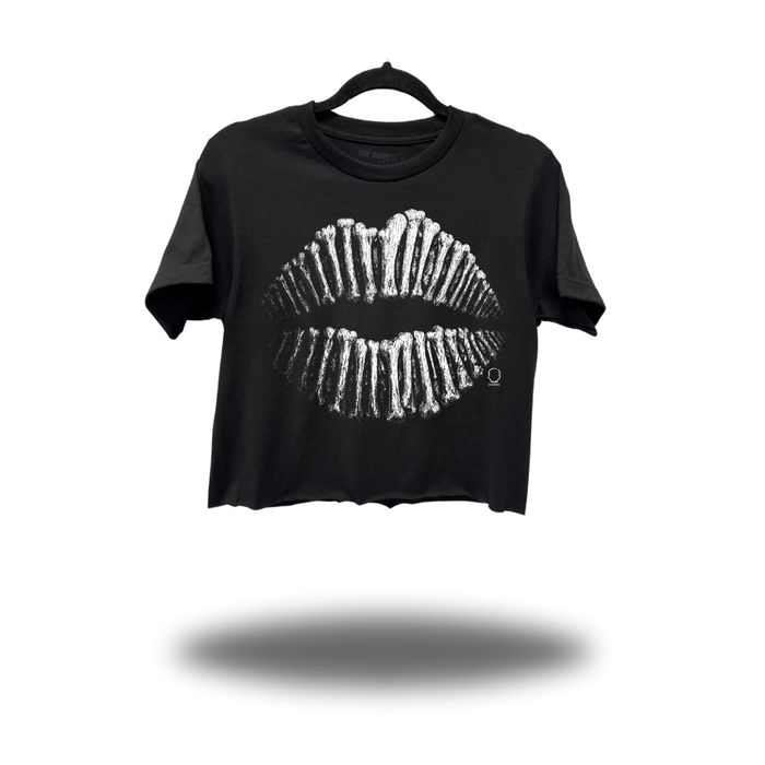 BONE LIPS CROP TOP