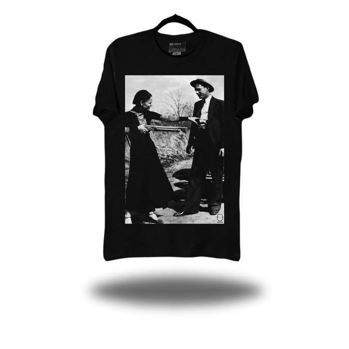 BONNIE & CLYDE BLACK CLASSIC TEE