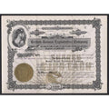 British Guiana Exploration Company Stock Certificate