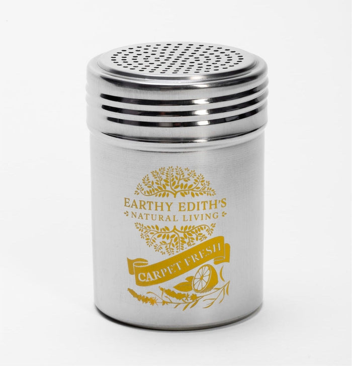 Earthy Edith’s 10oz in stainless steel shaker SIMPLE Carpet Fresh