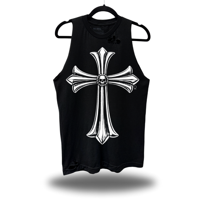 CHROME CROSS ROAD RASH TANK TOP
