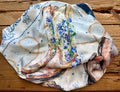 Cowgirl Boots on Silk Rayon Wild Rag