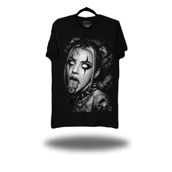CRAZY GIRL BLACK CLASSIC TEE