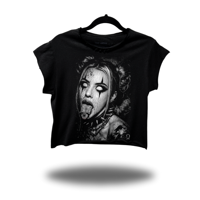 CRAZY GIRL MUSCLE CROP TOP
