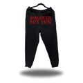 DANGEROUS BUT FUN FRONT BLACK JOGGER