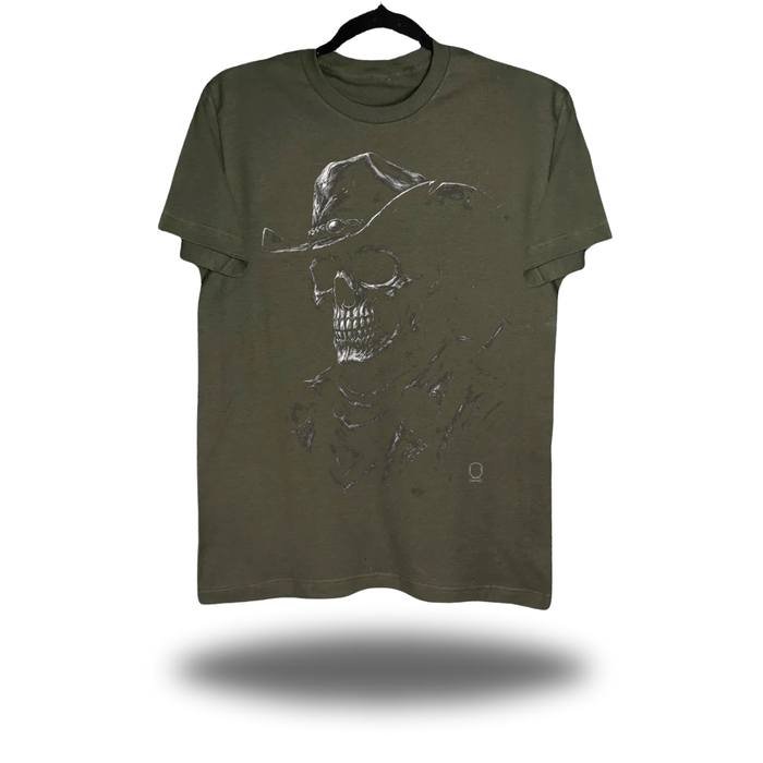 DEAD COWBOY MILITARY GREEN CLASSIC TEE