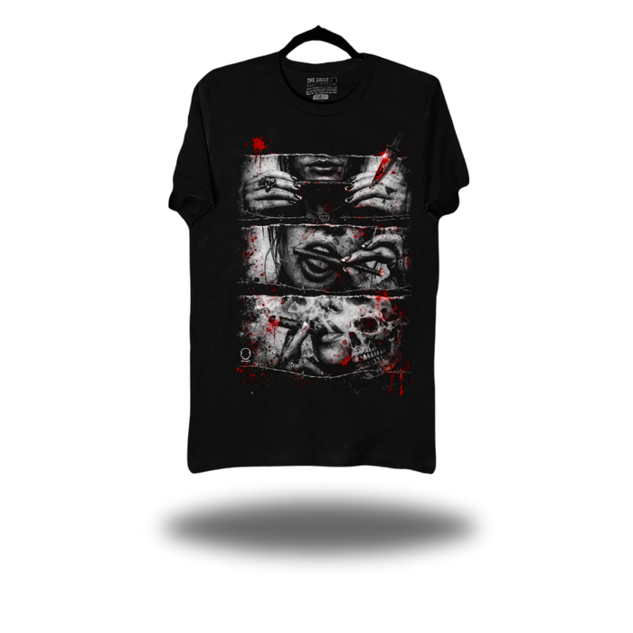 DEATH SMOKE BLACK CLASSIC TEE