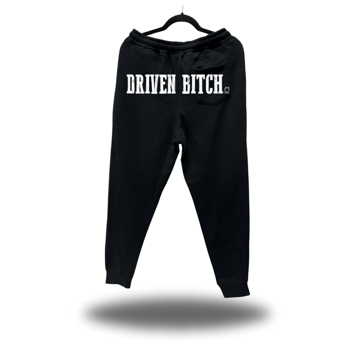 DRIVEN BITCH BACK BLACK JOGGER