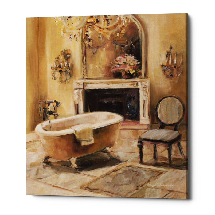 Epic Graffiti "French Bath I" by Marilyn Hageman, Giclee Canvas Wall Art, 16"x18"