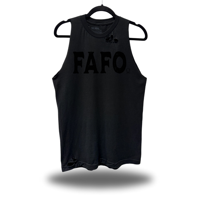 FAFO USA BLACK FLAG ROAD RASH TANK TOP