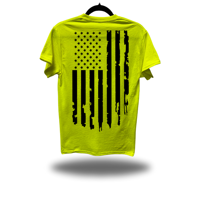 FAFO USA BLACK FLAG SAFETY GREEN TEE