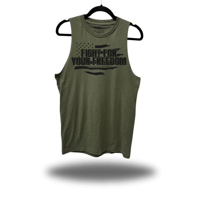 FIGHT CLASSIC MILITARY GREEN TANK TOP