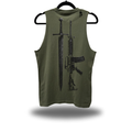 FIGHT ROAD RASH MILITARY GREEN TANK TOP