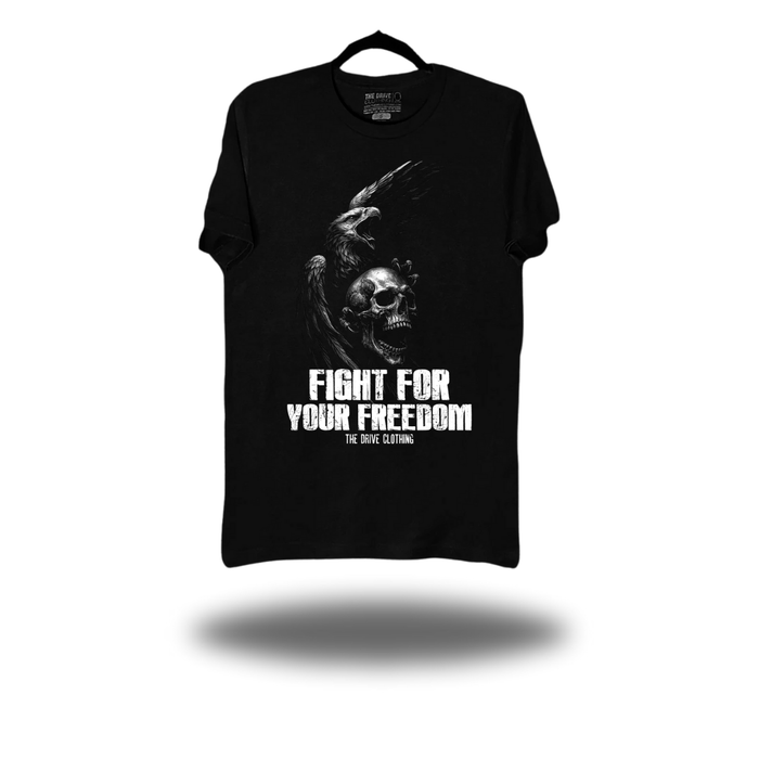 FREEDOM EAGLE BLACK CLASSIC TEE