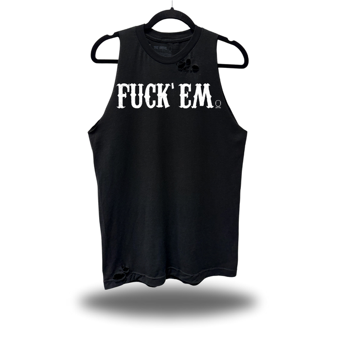 FUCK 'EM ROAD RASH TANK TOP