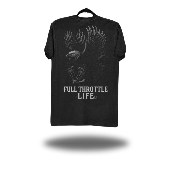 FULL THROTTLE BLACK CLASSIC TEE