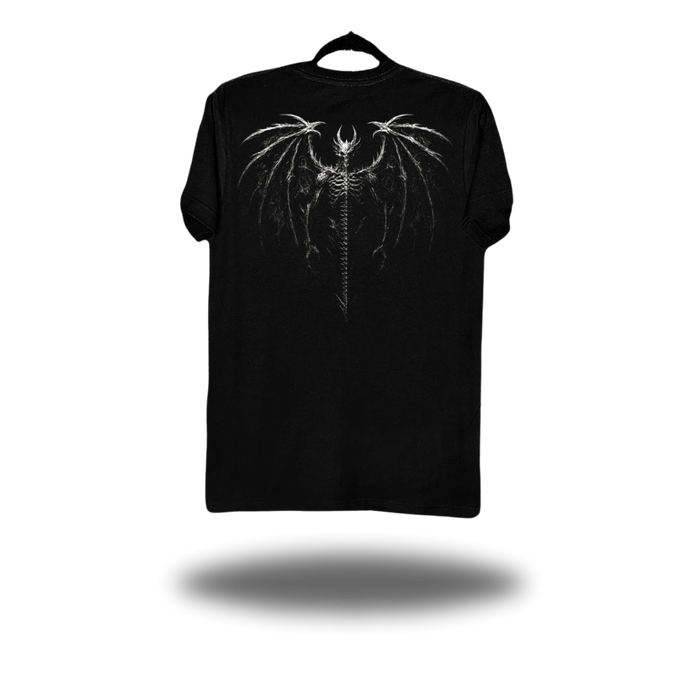 GOTHIC SKELETON BLACK CLASSIC TEE