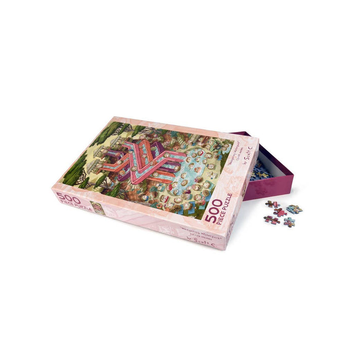 Hedgehog Waterpark | 500 Piece Jigsaw Puzzle
