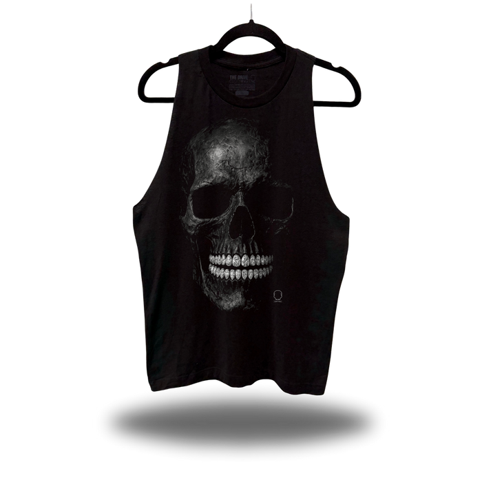 HUSTLE OR BE HUSTLED STRINGER TANK TOP