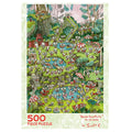 Enjoy adorable koalas, including a baby, swimming and relaxing in lush pools on this Scott C Shop "Koala Pool Party" 500 Piece Jigsaw Puzzle. The puzzle box features the playful scene and product name.
