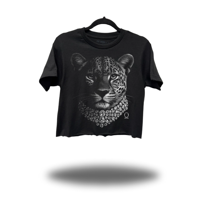 LEOPARD LUX CROP TOP