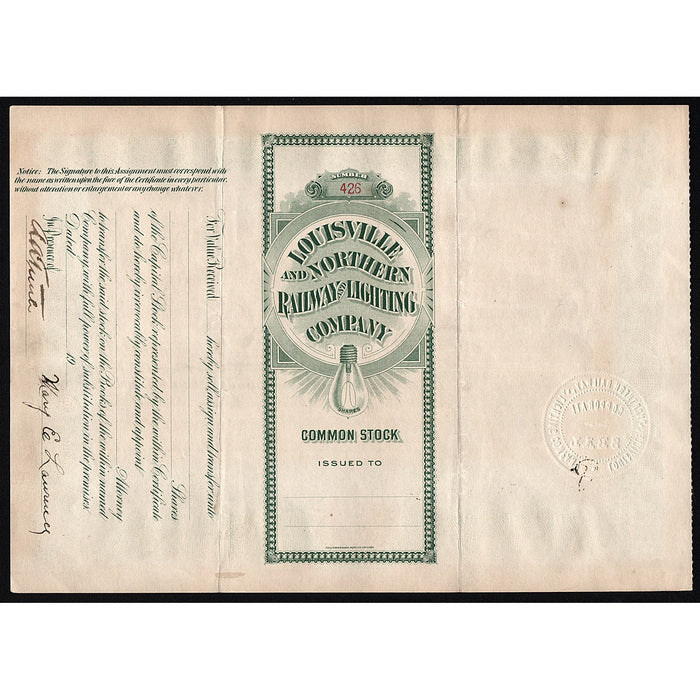 Louisville and Northern Railway and Lighting Company (Samuel Insull)