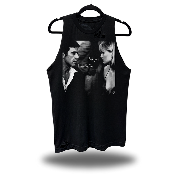LOVE YOU TOO ROAD RASH TANK TOP
