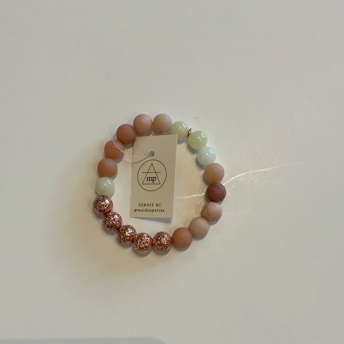 Maiden Perras - Matte Peach Aventurine