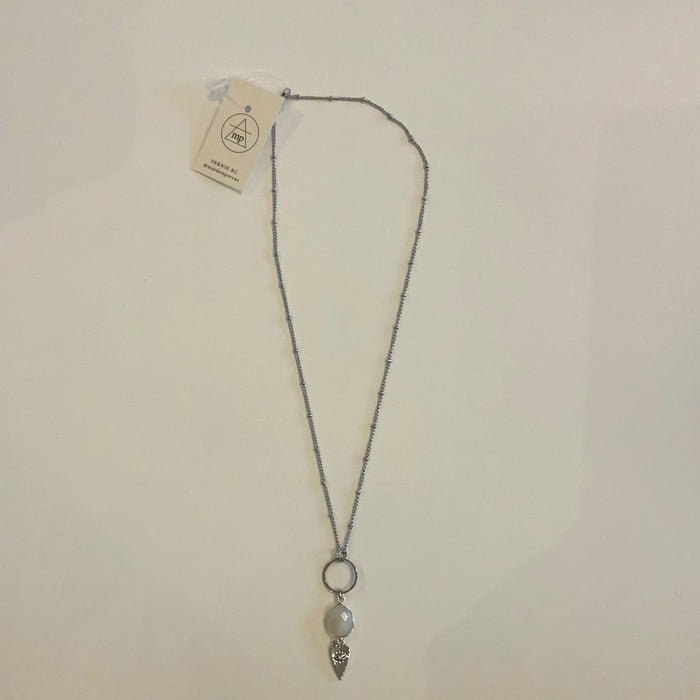 Maiden Perras - Rainbow Moonstone Necklace
