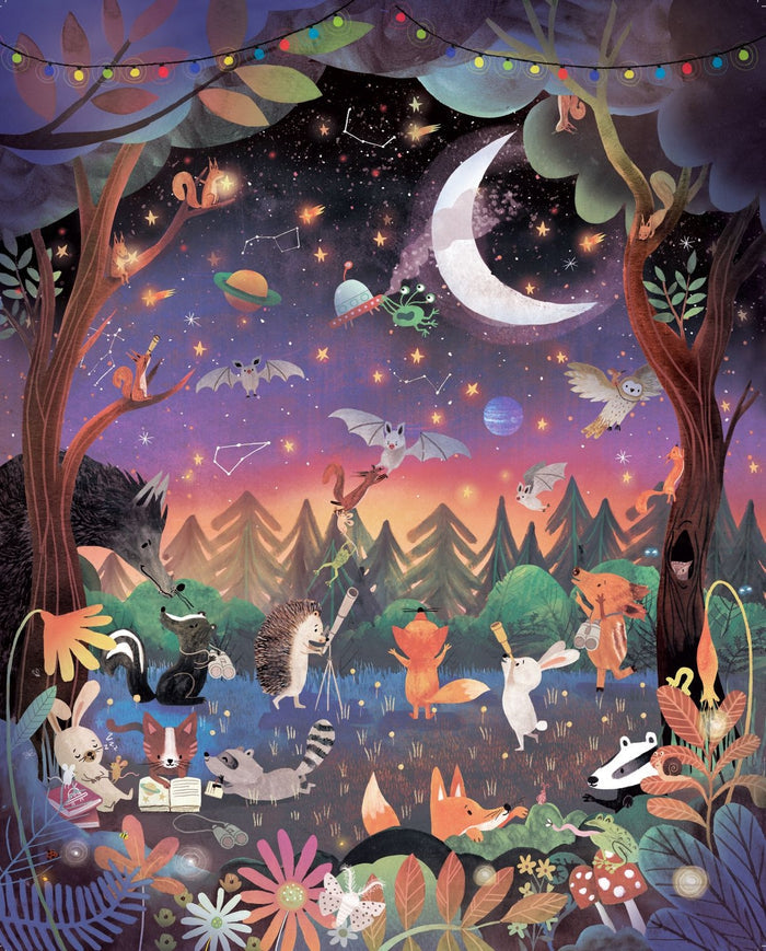 Mischief Under the Moonlight | 300 Piece Jigsaw Puzzle