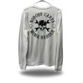 NOBODY CARES WHITE LONG SLEEVE TEE