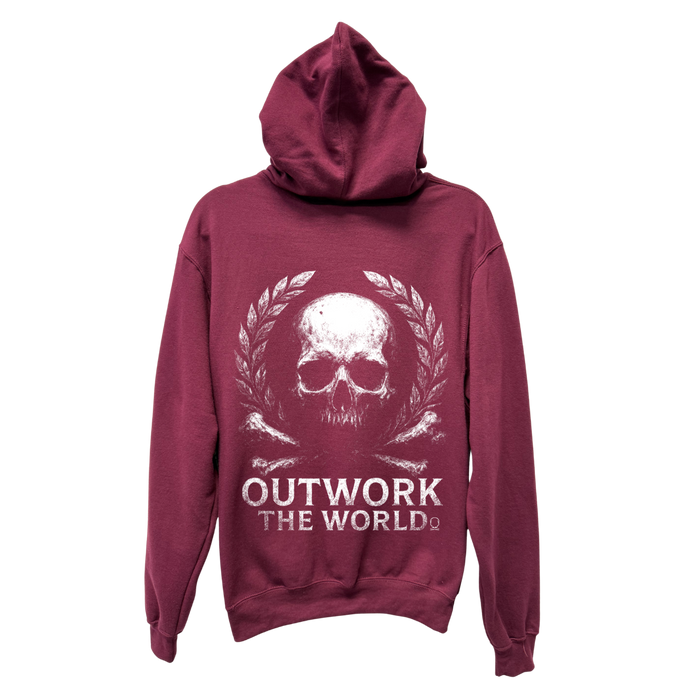 OUTWORK MAROON HOODIE