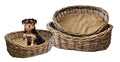 Rattan Pet Bed, s/3