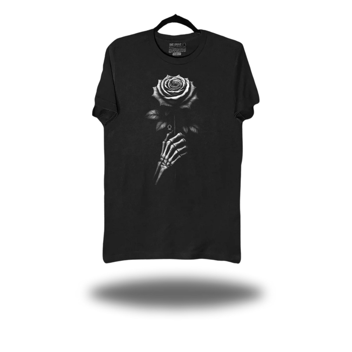 ROSE HAND BLACK CLASSIC TEE