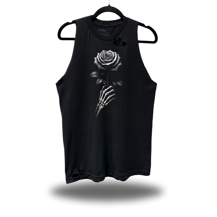 ROSE HAND ROAD RASH TANK TOP