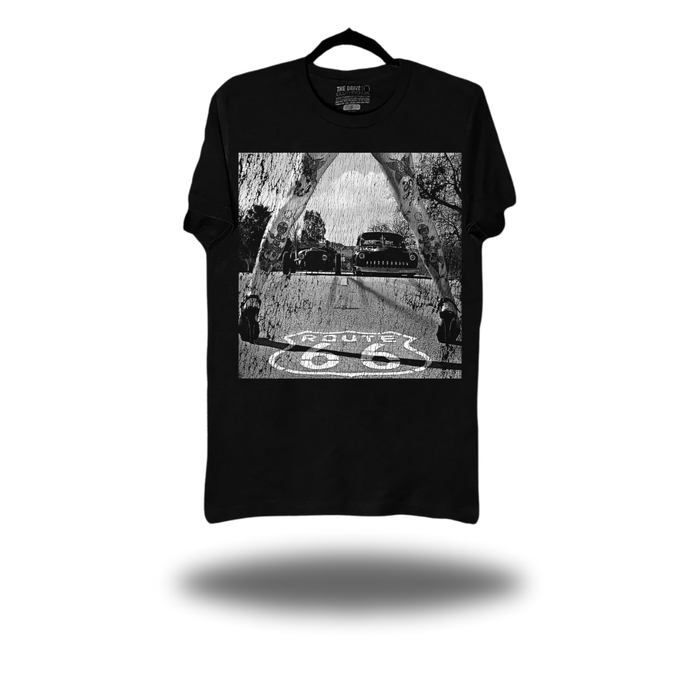 ROUTE 66 BLACK CLASSIC TEE