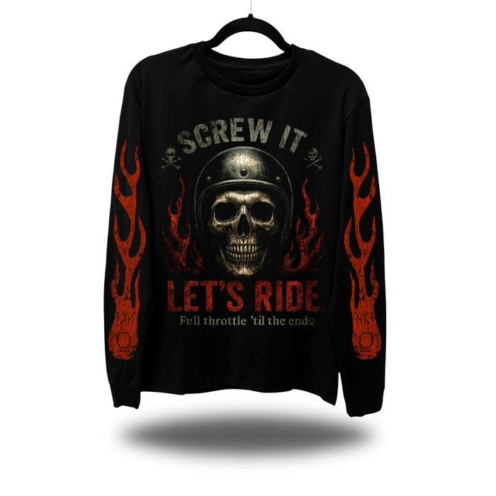 SCREW IT LONG SLEEVE TEE