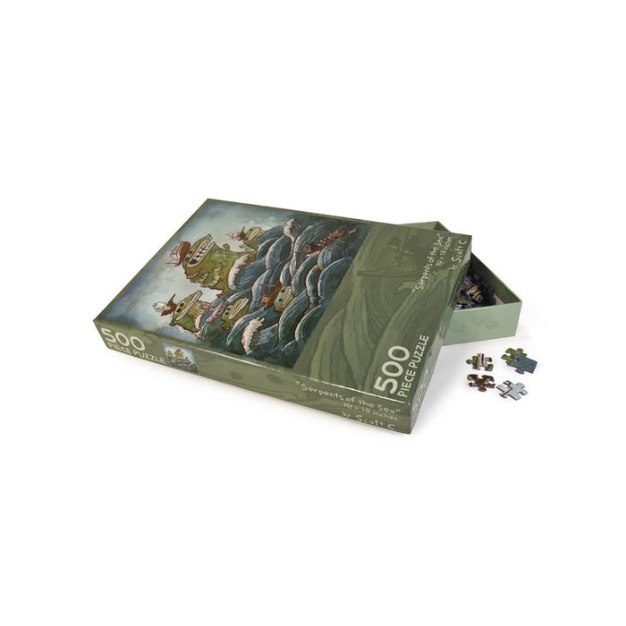 Serpents of the Sea | 500 Piece Jigsaw Puzzle