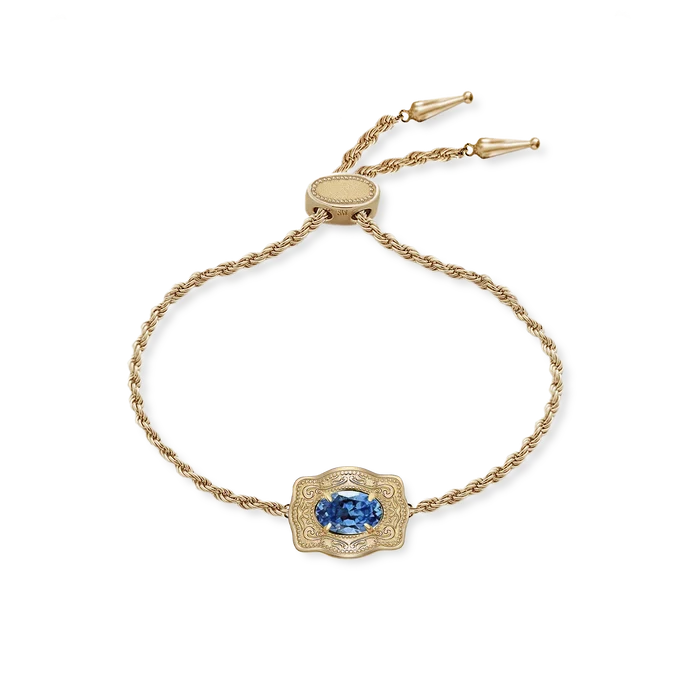 SpurWest Ultra Mini Belt Buckle Bracelet - Gold - September