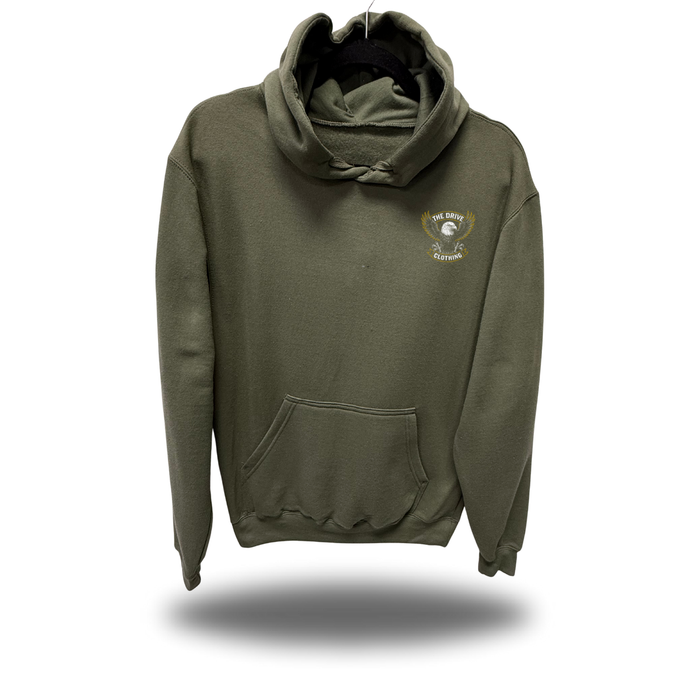 TDC EAGLE MILITARY GREEN HOODIE