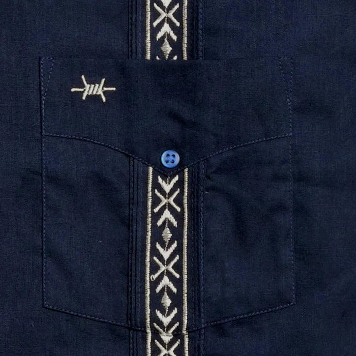 Tejas Guayabera - Armada Plata