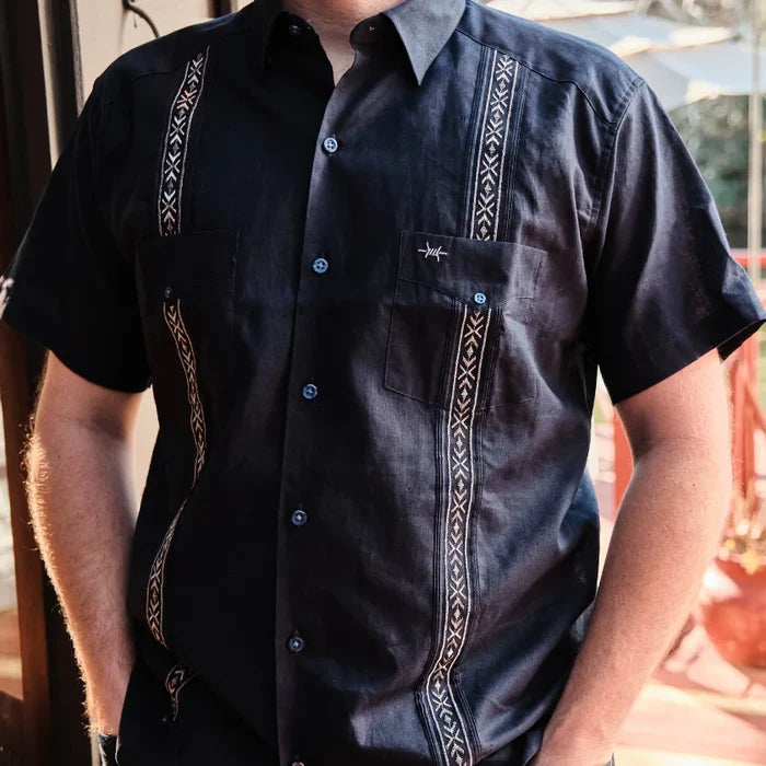 Tejas Guayabera - Armada Plata