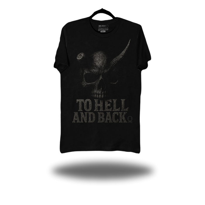 TO HELL AND BACK BLACK CLASSIC TEE