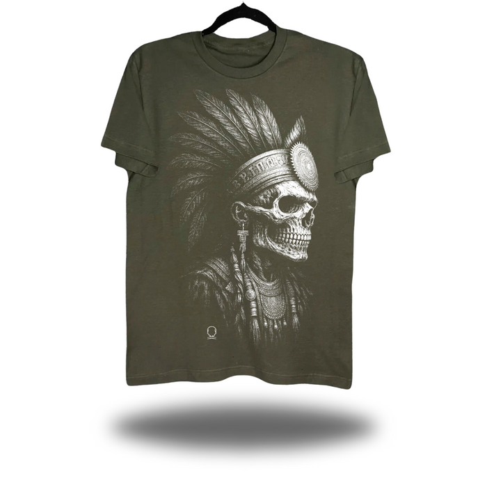 TRIBAL CHIEF MILITARY GREEN CLASSIC TEE