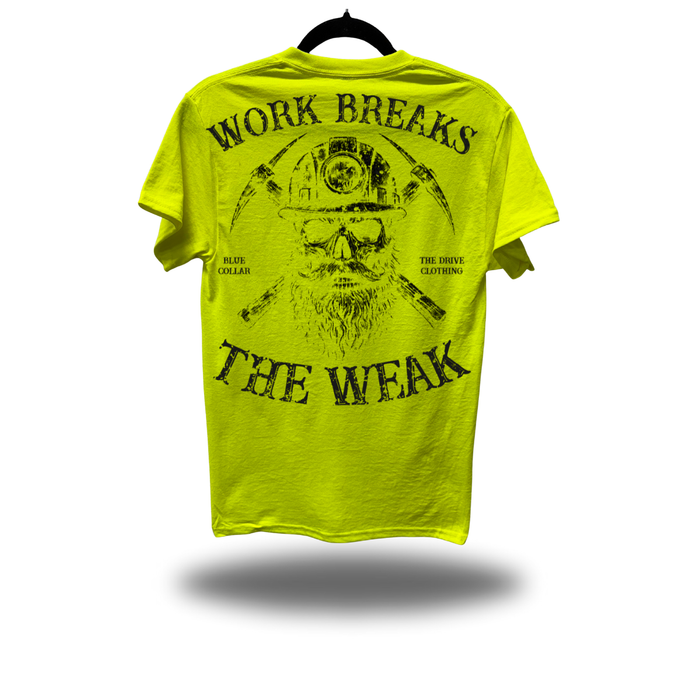 WORK BREAKS SAFETY GREEN TEE