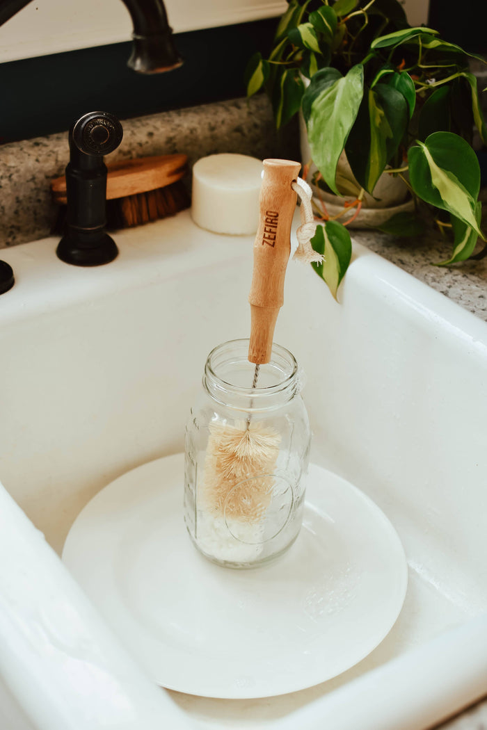 Zefiro - Soft Bottle Brush w/ Cotton Tip